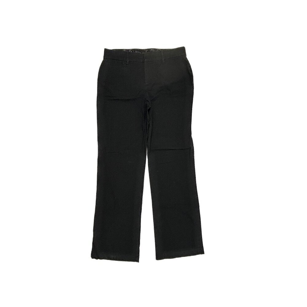 JM Collection Bootcut Women's size 10‎ Black Chino Pants